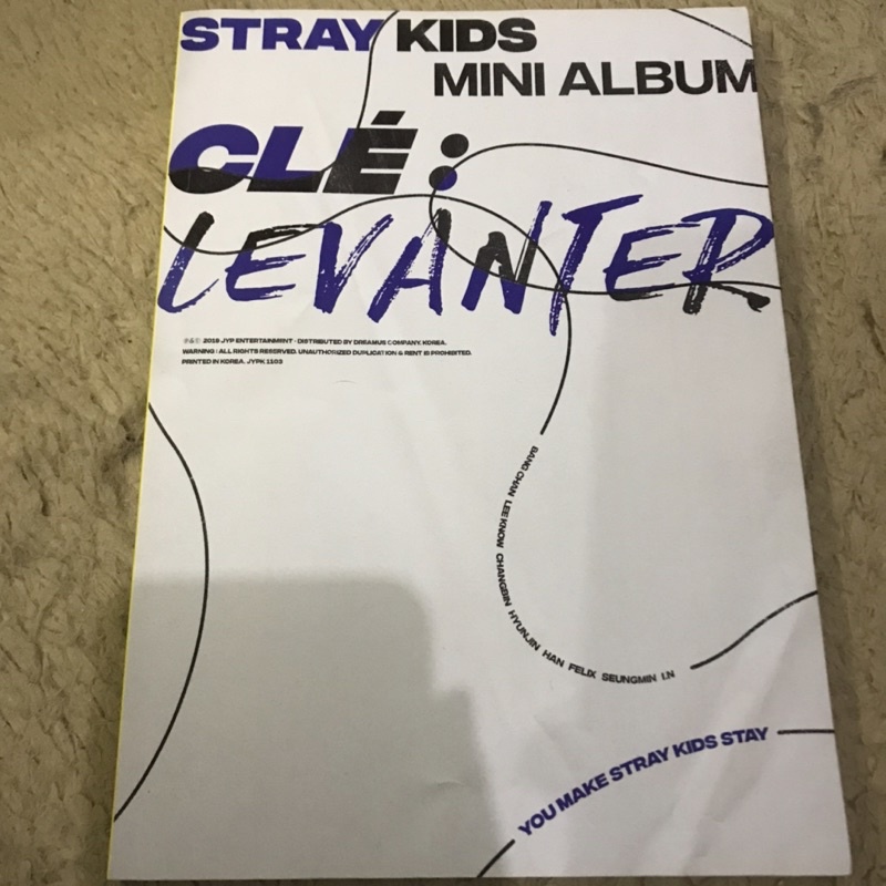 [ALBUM ONLY] STRAY KIDS CLE:LEVANTER SEUNGMIN