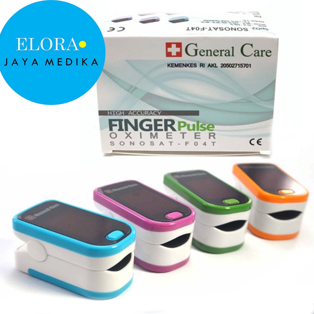 Pulse Oximeter GC General Care FT-04 Sonosa Finger Pulse Oxymetri Saturasi Oksigen Oxymeter