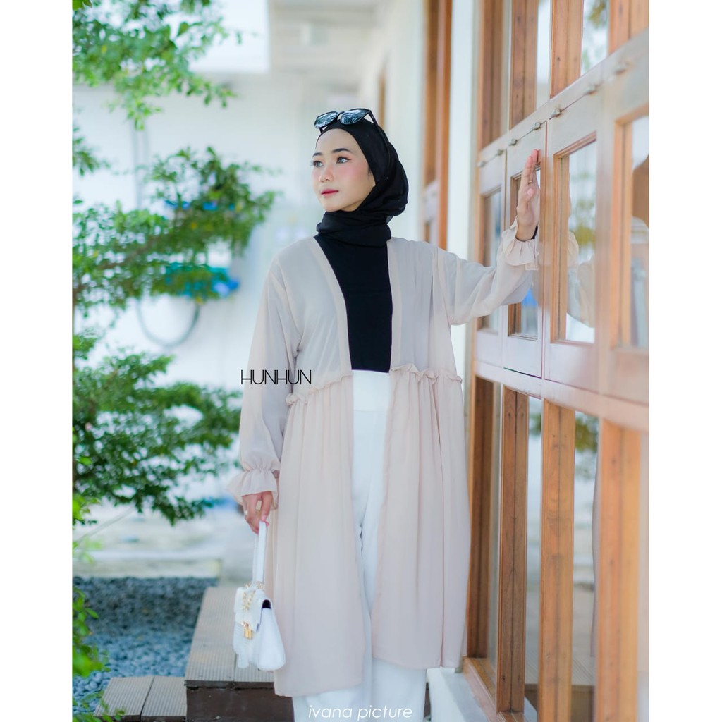 Delaya Long Outer Ceruty Premium High Quality/ Cardi Ceruty Termurah Hits Selebgram Pusatgrosir_solo-3