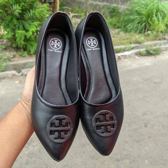 Tory Tory - Sepatu Flatshoes Flat Shoes TB Wanita Terbaru Include Box Tory Burch Anti Slip Model Korea XEM Sepatu Balet Kerja Kasual - 878