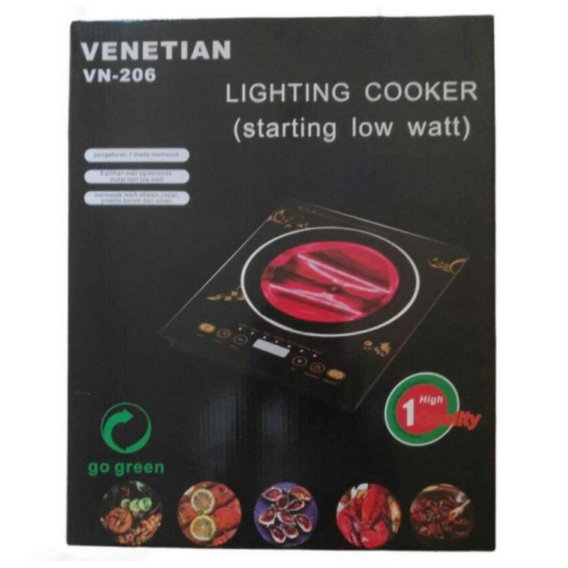 PROMO TERBATAS venetian vn-206 kompor listrik konduktor halogen