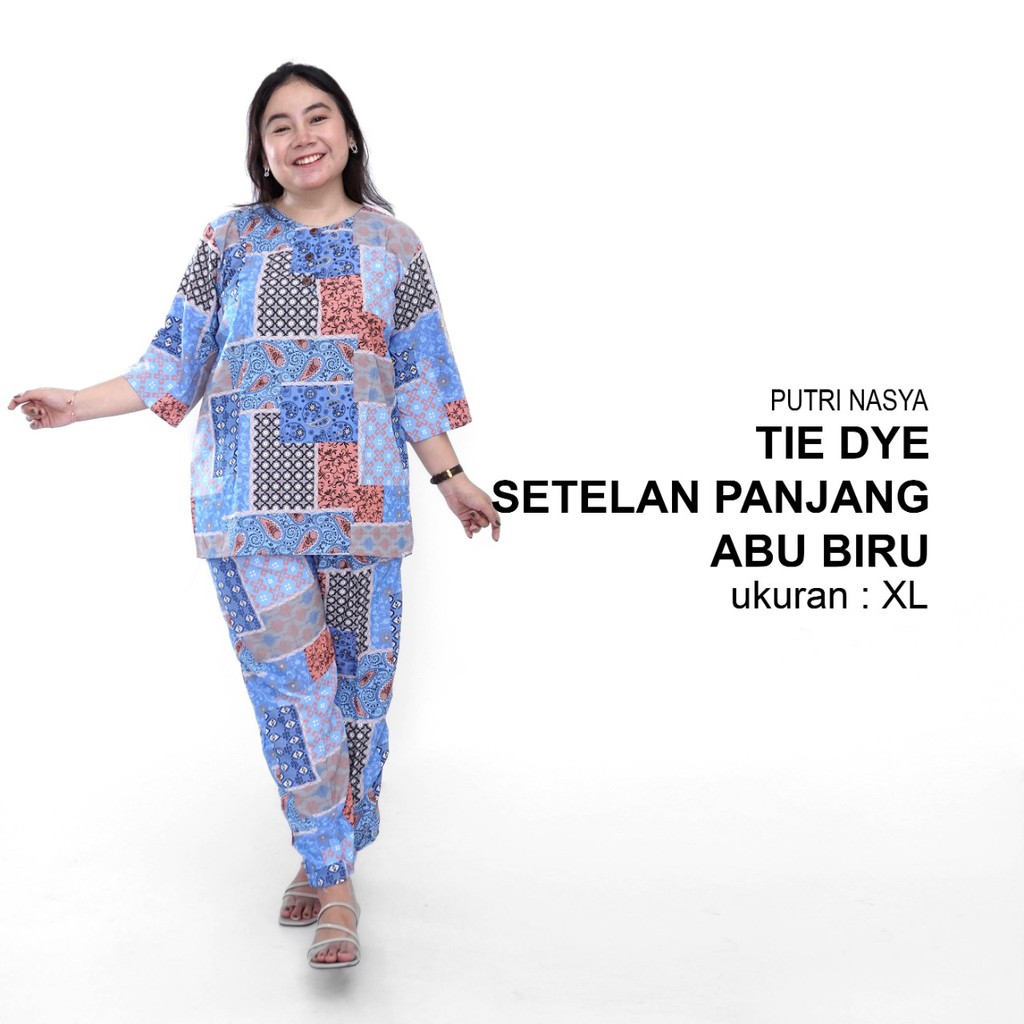 Tie Die Big Size / Tie Dye / One Set / Setelan Celana Panjang Big/ Setelan Big Size  / Tie Dye Jumbo