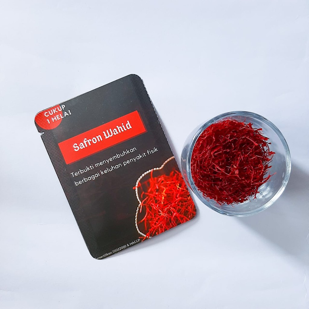 

Paket Safron 50 Helai Bonus Chia Seed, Himsalt, & Wedang Uwuh