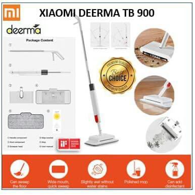 Deerma TB900 2 In 1 Handheld Mengepel dan Menyedot