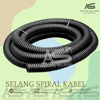 Selang Spiral 3/8" 10 mm Flexible Belah Untuk Kabel Mobil Motor Murah 5