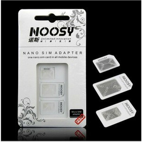 NOOSY SIM CARD ADAPTOR 3in1 Tray Ejector Rumah Adapter Nano Micro - MKM