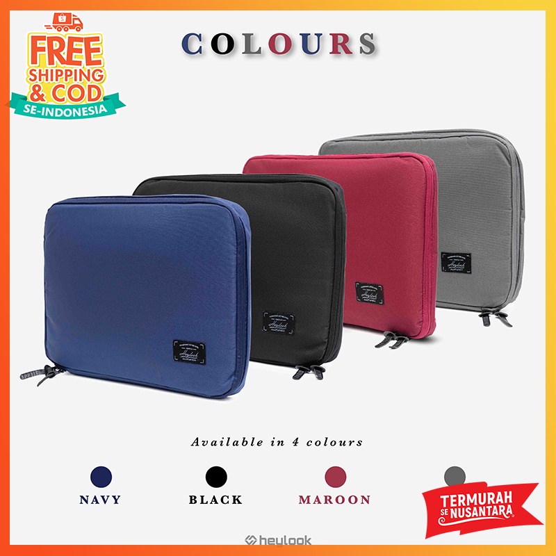 Tas Laptop Sleeve Cover Soft case Laptop Macbook Asus Acer Lenovo Dell HP Huawei  11 13 14 15 Inch Waterproof