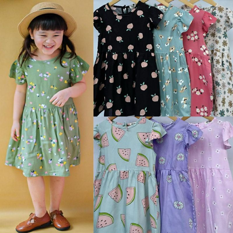 DRESS RAYON ANAK SMILEE