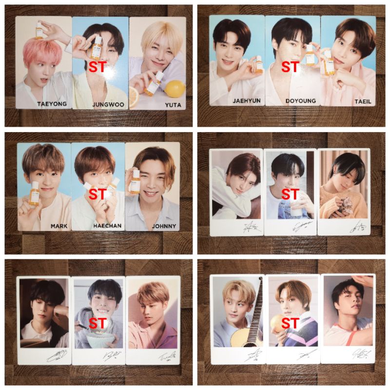 Photocard Vitapair C Nature Republic x NCT127 Merchandise Taeil Johnny Taeyong Yuta Doyoung Jaehyun 