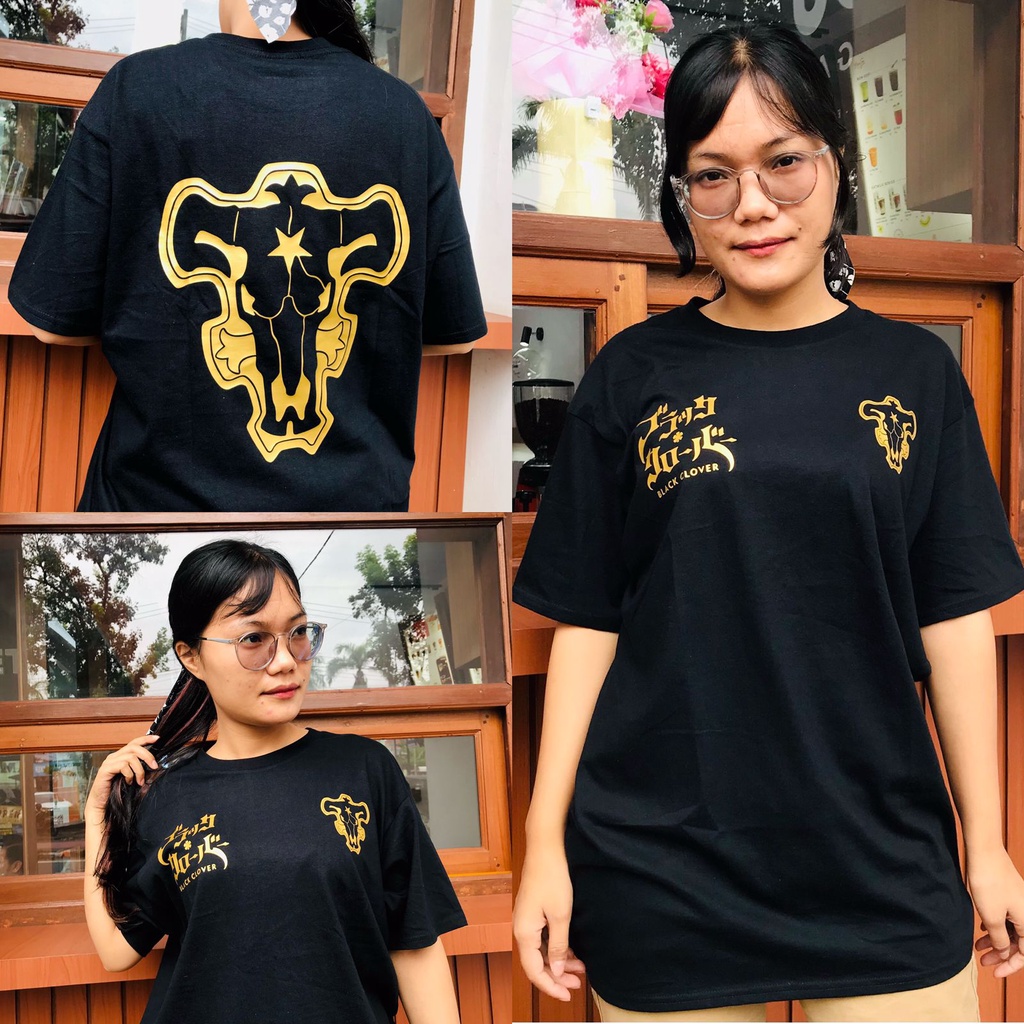 Tshirt BlackBull Black Clover Gold