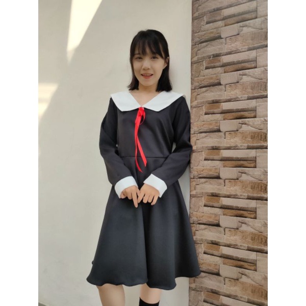 【AiVii】KOSTUM COSPLAY SEIFUKU DRESS  LOVE IS WAR KAGUYA SAMA