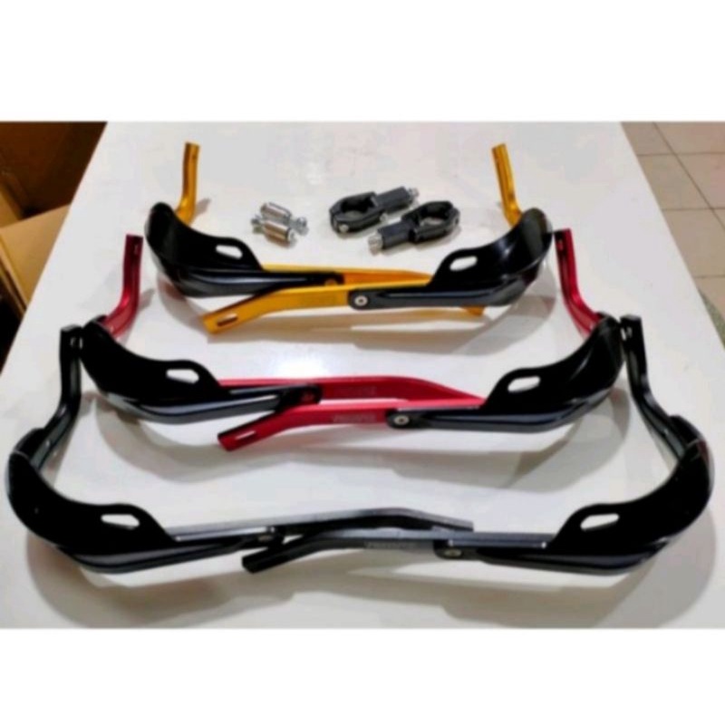 HANDGUARD TULANG DAUN NEW/NON DAUN PROTAPER HANDGUARD  TULANG BESI KLX-CRF-WR DREKER-HANDGUARD PROTAPER-FASTBIKES HANDGUART ALMUNIUM CNC