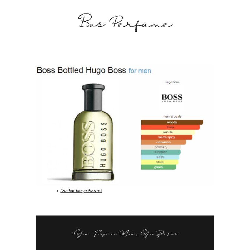 PARFUM BIBIT PRIA/WANITA HUGO BOSS BOTTLED