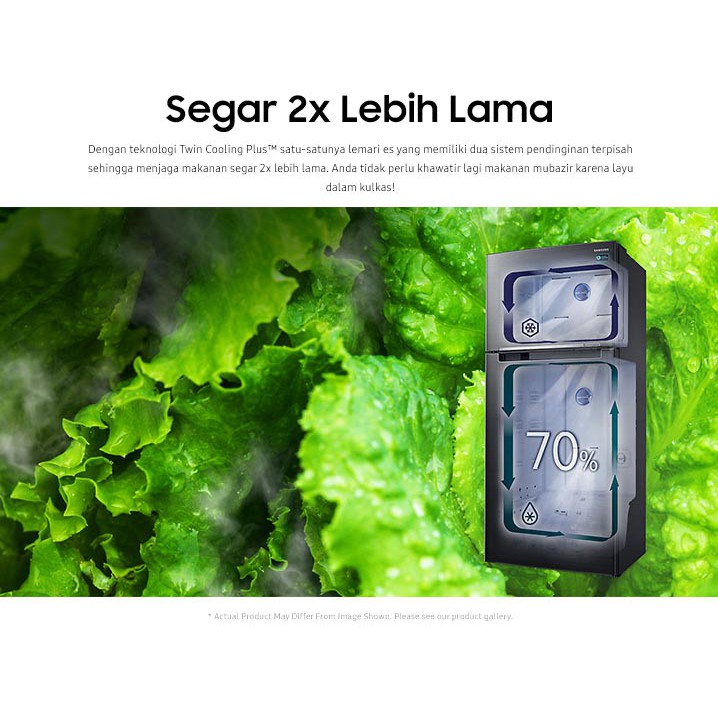 SAMSUNG Kulkas 2 Pintu [440 L] RT43K6231S8/SE Elegant Inox - Silver-2