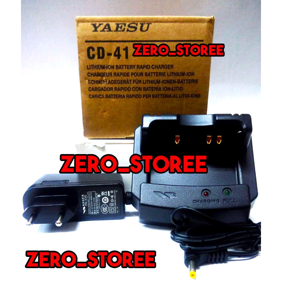 CD-41 Charger HT VX-8DR Casan CD41 Yaesu Cajer Baterai VX8 VX8DR VX8GR FT-1DR FT-2DR FT1DR FT2DR HT Vertex VX 8