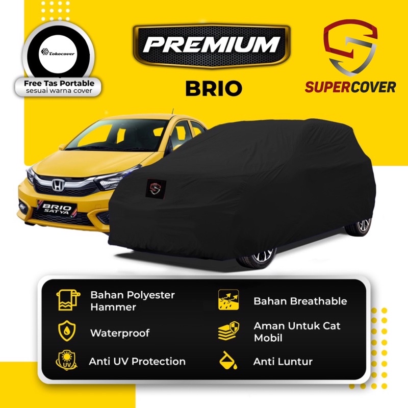 Cover Mobil / Sarung Mobil Brio Honda Selimut Mobil Super Cover