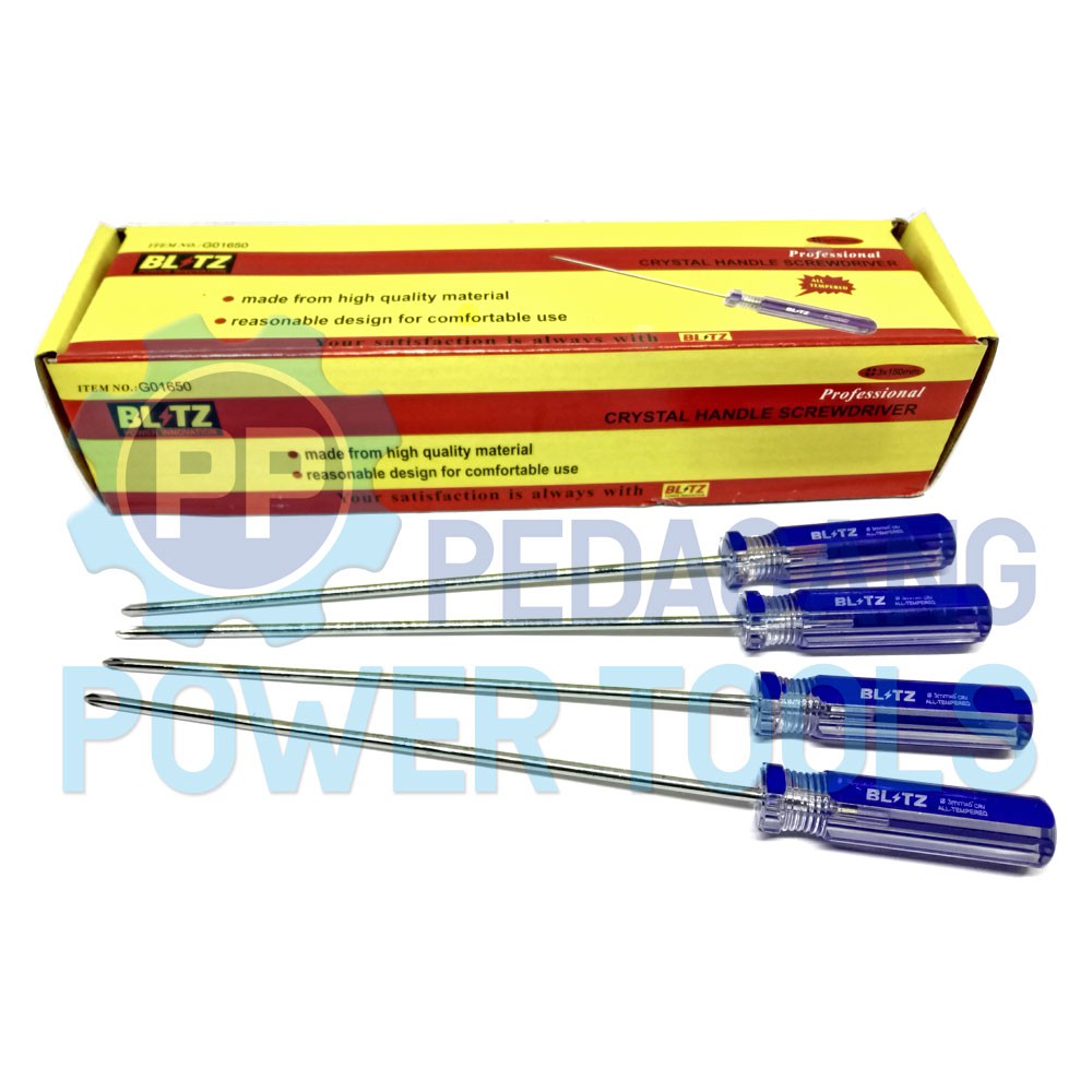 OBENG RADIO PLUS 6 INCH ELEKTRONIK HP JAM SCREWDRIVER KEMBANG - SATUAN