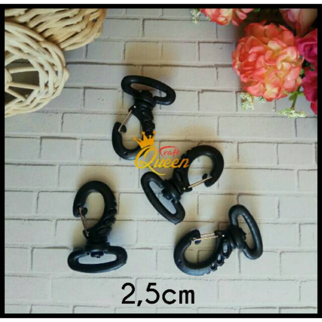 

(1pc) kaitan tas PLASTIK 2,5cm