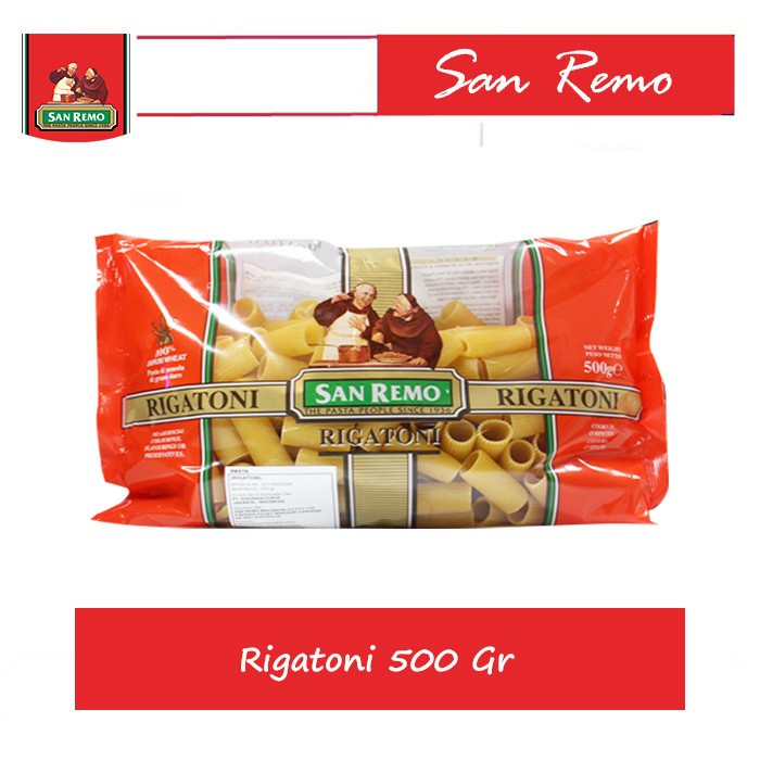 

PASTA-ANEKA- SAN REMO RIGATONI 500 GR -ANEKA-PASTA.