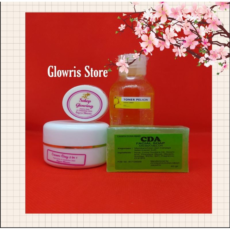 Cream Pemutih Wajah / Paket Normal Glowing zayora New Pakaging