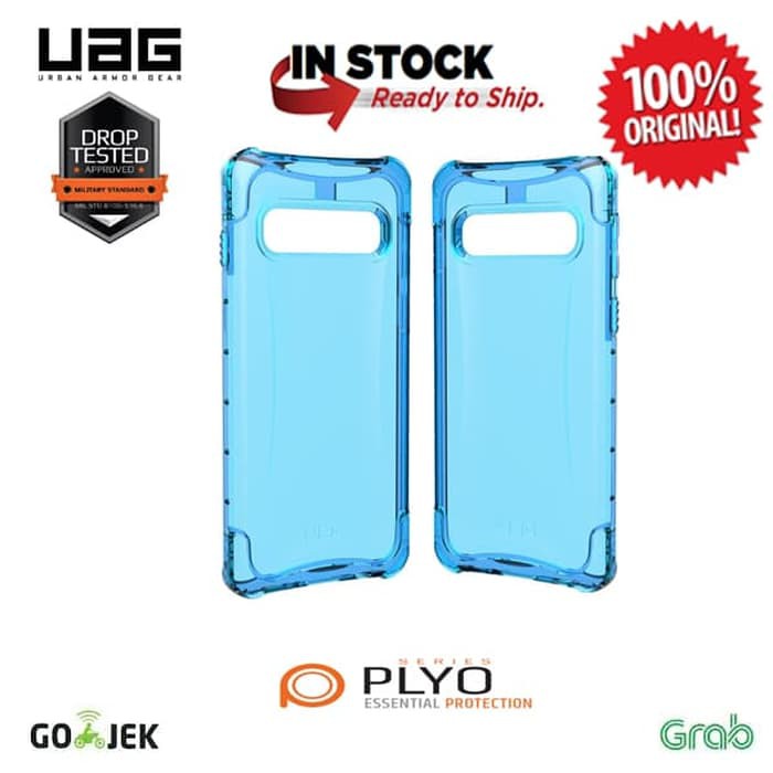 UAG Galaxy S10 Plus Case S10+ Plyo - Glacier (Blue Transparan)
