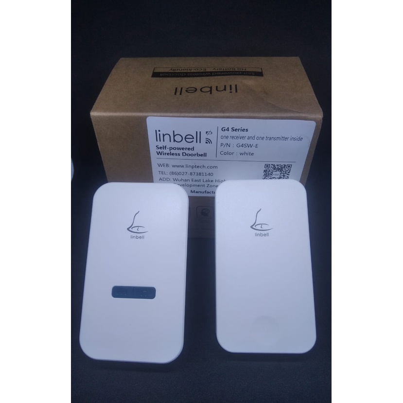 Bel Rumah Wireless Bell Pintu Doorbell Bel Tanpa Baterai Waterproof