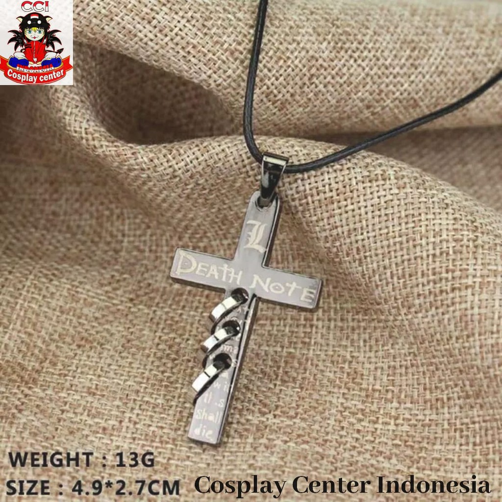 [Bisa COD] Kalung Anime Death Note Cosplay/ Rossario Death Note Kalung Rosario Deathnote
