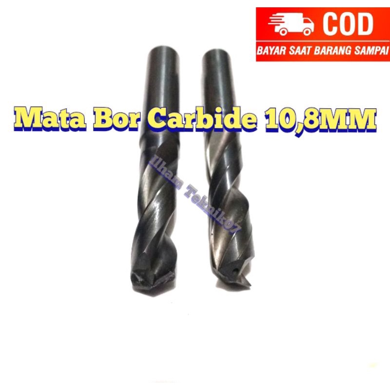 mata bor Carbide mata bor besi mata bor 10,8mm carbide drill Carbide