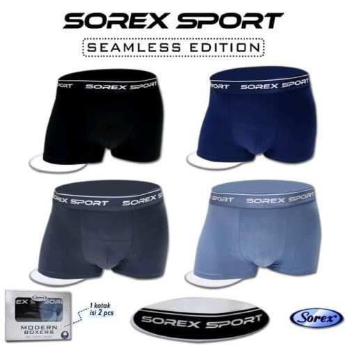 Sorex Celana Dalam Pria Boxer Sport Lembut Super Soft Sorex 3904