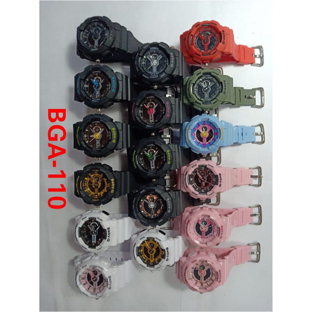 Cod ( Bayar tujuan ) Jam Tangan Wanita Baby-G BGA110-2 Series