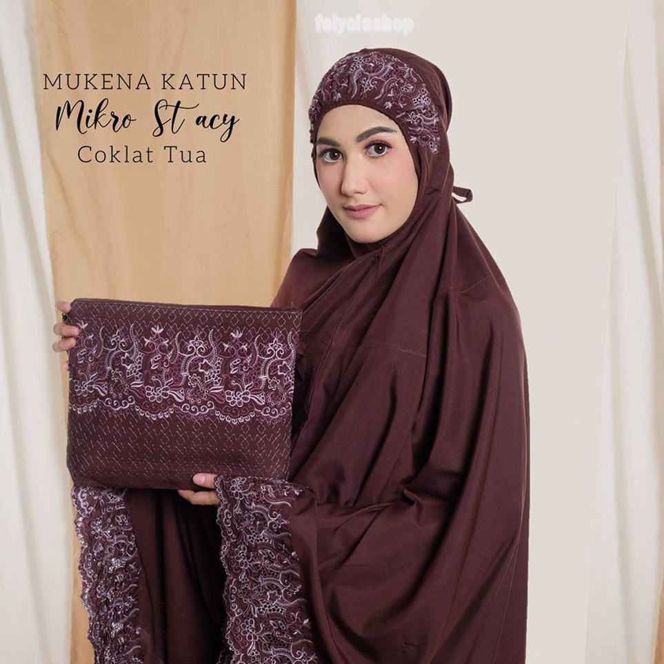 MUKENA DEWASA MEWAH JUMBO KATUN RENDA POLOS CANTIK TERBARU BAHAN ADEM/MUKENAH DEWASA JUMBO BORDIR