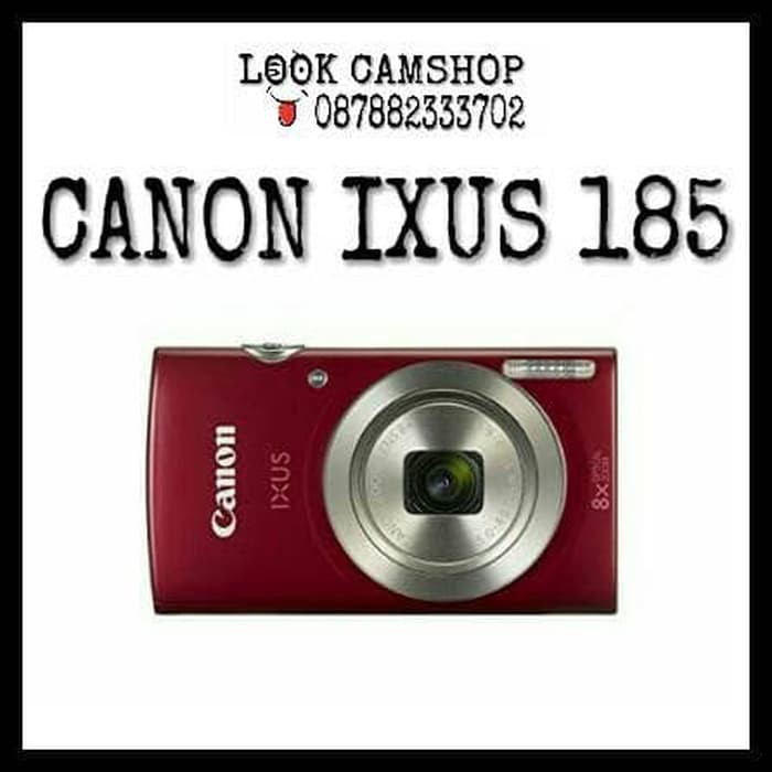 KAMERA DIGITAL CAMERA CANON IXUS185 IXUS 185 RED MERAH