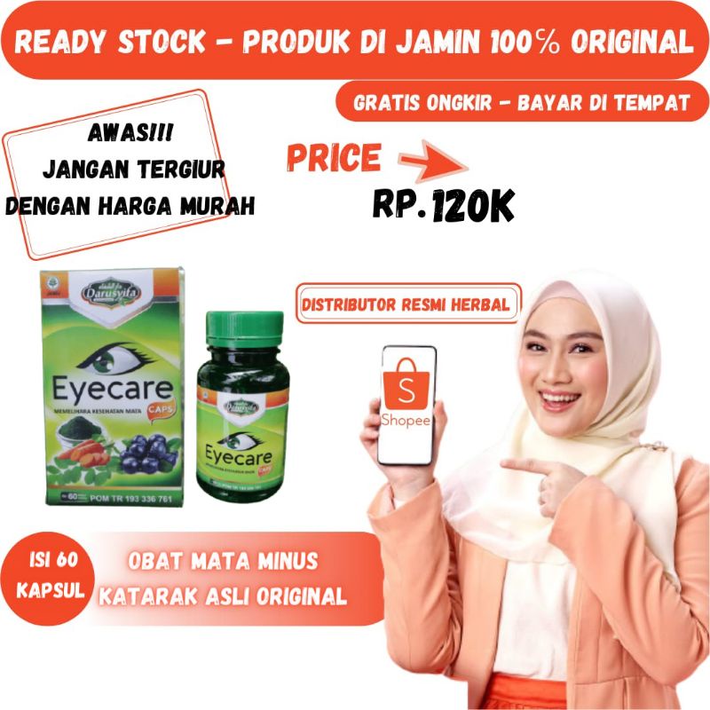 EYE CARE herbal alami untuk kesehatan mata atasi minus katarak slinder