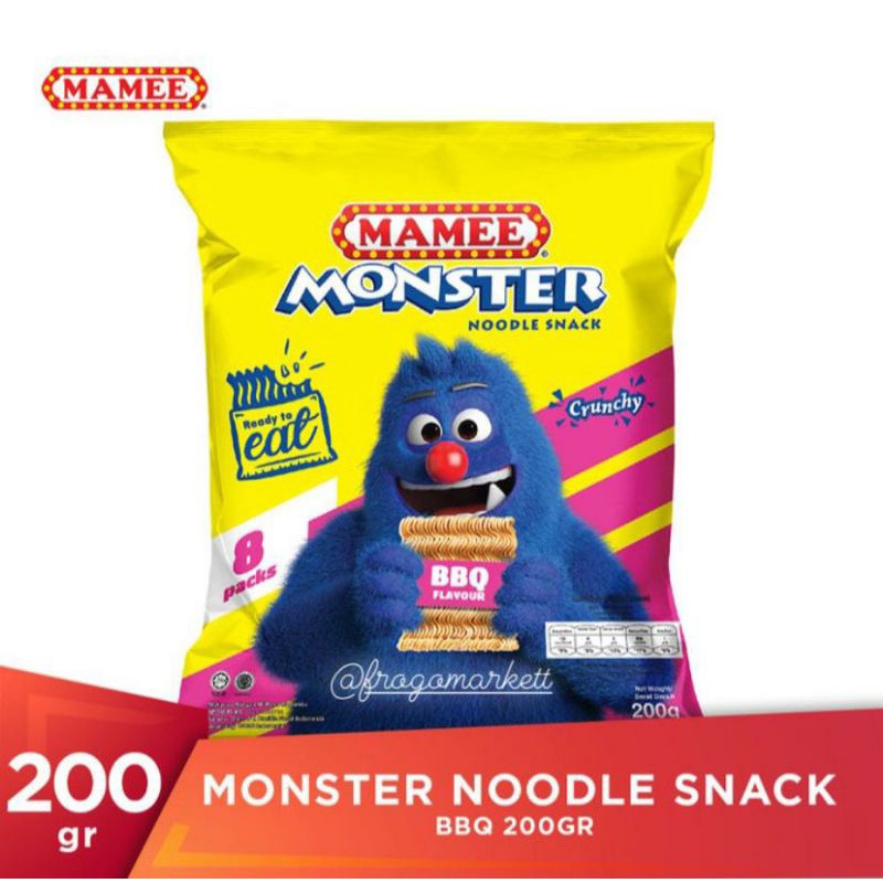 Mame Monster BBQ, Chicken Flavour 200gr (Isi 8)