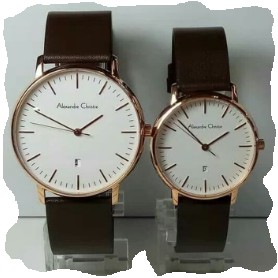 JAM TANGAN ALEXANDRE CHRISTIE ORIGINAL AC 8420 COUPLE