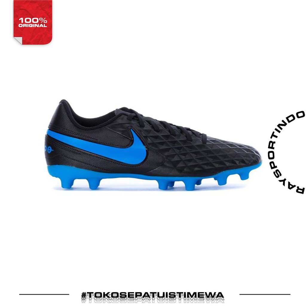 NIKE TIEMPO LEGEND 8 CLUB FG BLACK/BLUE HERO