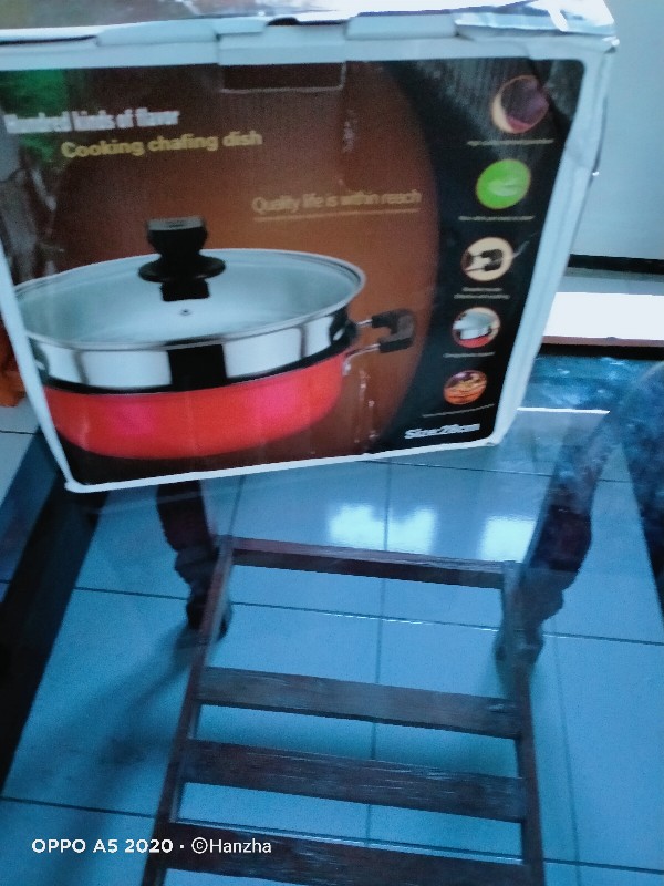 Panci Steamer/ Panci Pengukus Lubang Besar Kukus Stainless Steel 28cm Cooking Pot
