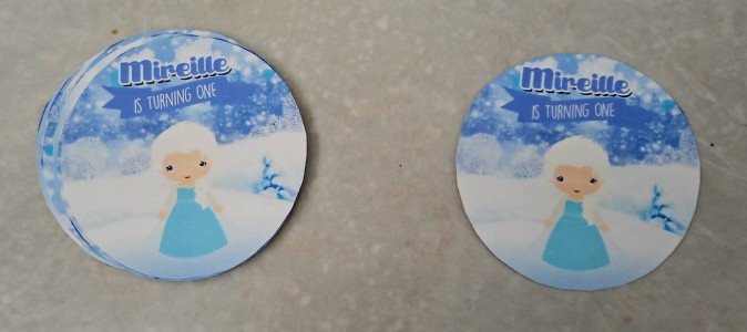 Printable Topper Cupcake Bulat