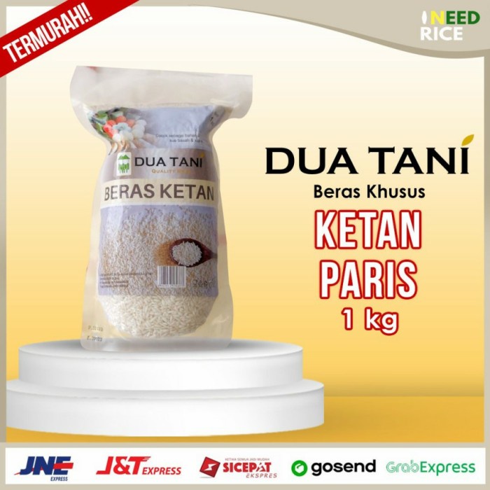 

KETAN-BERAS- DUA TANI - BERAS KETAN 1KG -BERAS-KETAN.
