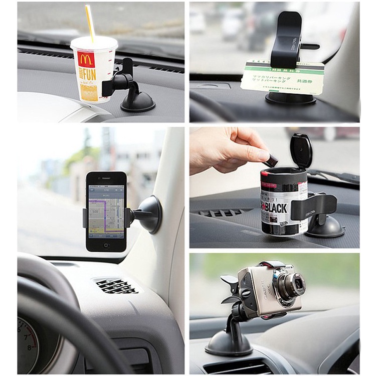 2 in 1 Phone Holder DashBoard mobil dan Kaca Mobil Multifungsi 360 derajat