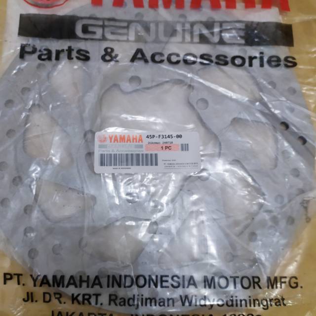 piringan depan cakram  yamaha byson