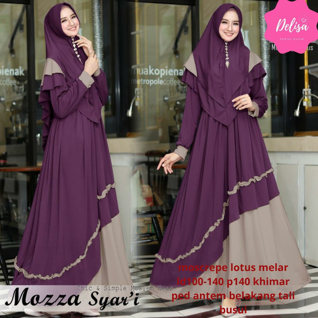 MOZZA SYARI /GAMIS  JUMBO / GAMIS ORIGINAL EP / GAMIS SYARI TERBARU / GAMIS SYARI MURAH
