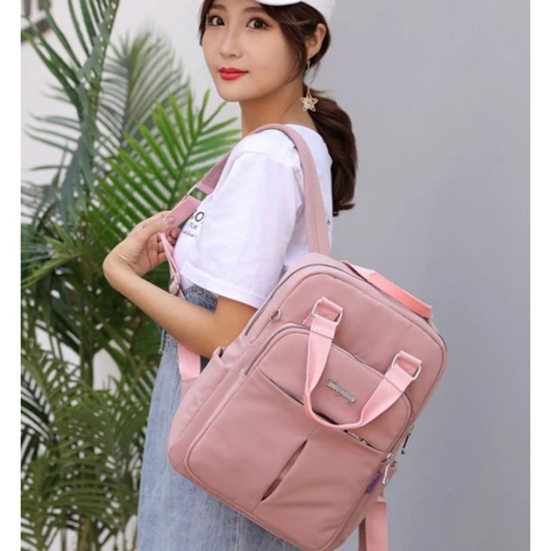 SKY- Baru Casual Ransel Wanita Backpack Stylish Fashion Wanita Terlaris Tas Ransel Model Korea