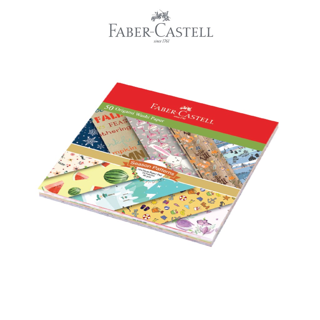 Faber-Castell Origami Washi Paper Season Pattern 16x16