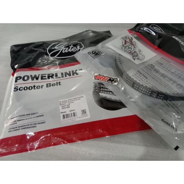 VAN BELT VANBELT VBELT V-BELT V BELT HONDA VARIO 150 OLD LAMA NEW K59 LOKAL PCX OLD LAMA K36 POWERLINK ORI GATES ASLI