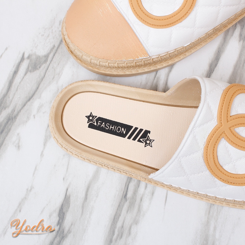 Yodra Ariyah Flat Jelly Shoes Import YDR232 Real Pict