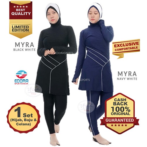Baju Renang Muslimah Edora Sportswear MYRA