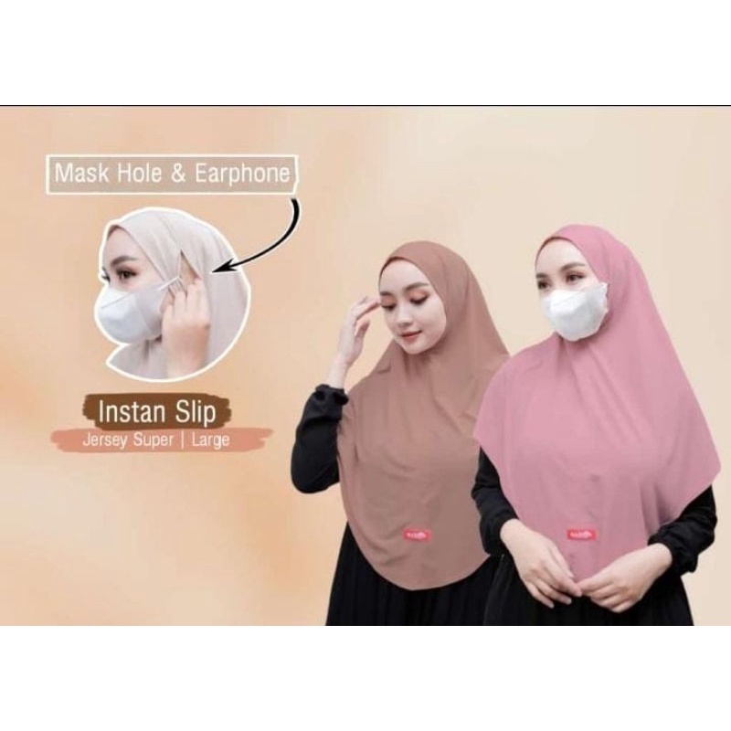 Hijab Instan Slip Masker Ori Kulsoem By Anqueela