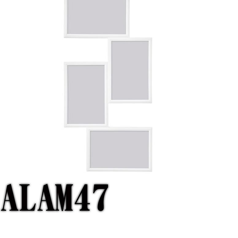 ☀ Bingkai foto YLLEVAD Kolase 4 Gambar Foto 4R frame kado ✯