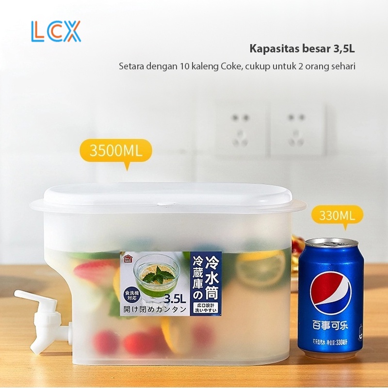 LCX 3.5L Dispenser Minuman kulkas /teko air portable/Drink Water Jar/VS-46